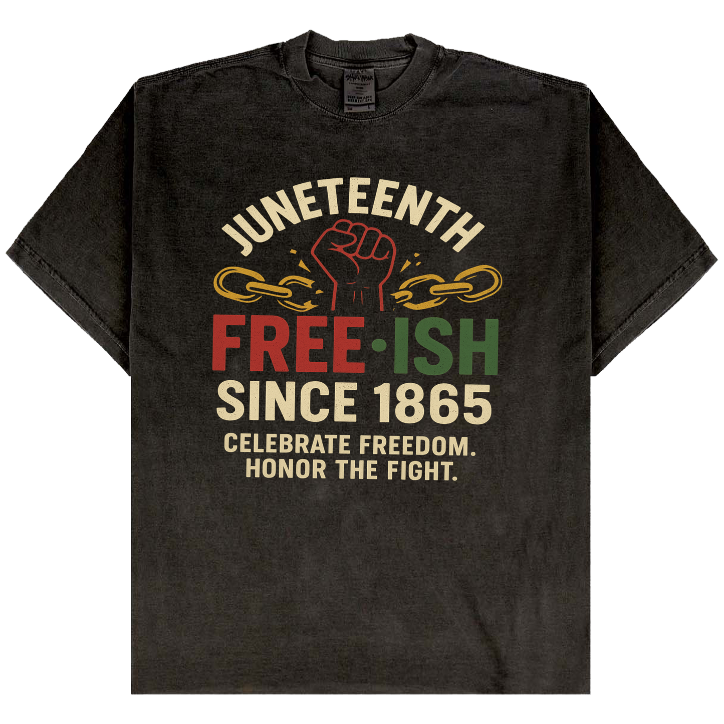 “Free·ish Since 1865” Juneteenth T-Shirt | Black Liberation Graphic Tee